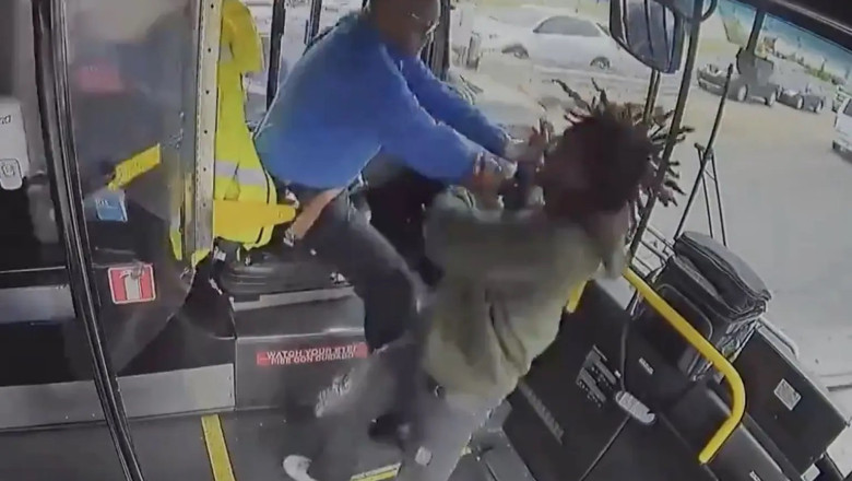 WATCH: Wild Video Captures Passenger Attacking Bus Driver, Causing Them to Crash into Oklahoma City Building
