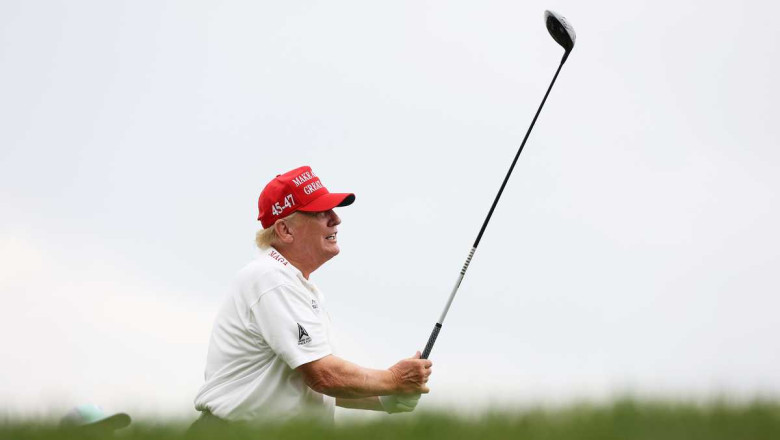 Trump’s Golf Outing Was a Last-Minute Decision, Sources Reveal