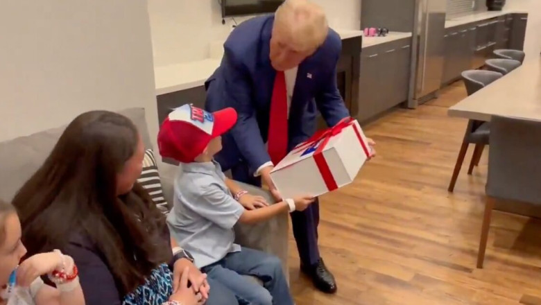 WHAT A MOMENT: President Trump Gives Young Boy Suffering From Rare Brain Disorder a Special Gift After Seeing Child’s Reaction to His Touching Birthday Card (VIDEO)