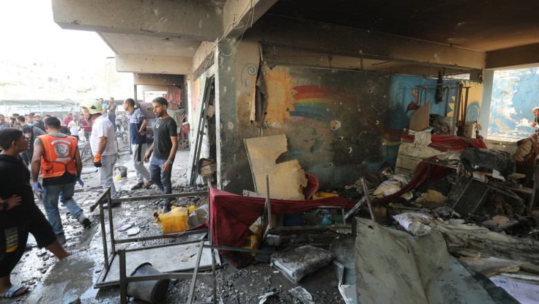 Israeli military kills 21 Palestinians in Gaza school bombing – officials