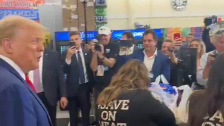 WATCH: President Trump Helps Mom of Three Pay For Her Groceries