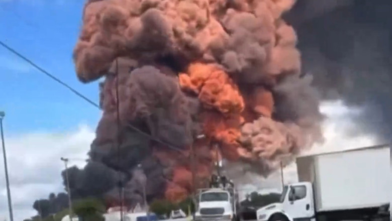 WATCH: BioLab Chemical Plant in Conyers, Georgia Ignites in Flames, Hazardous Black and Orange Smoke Fills Air – Shelter-In-Place Order and Evacuations Underway