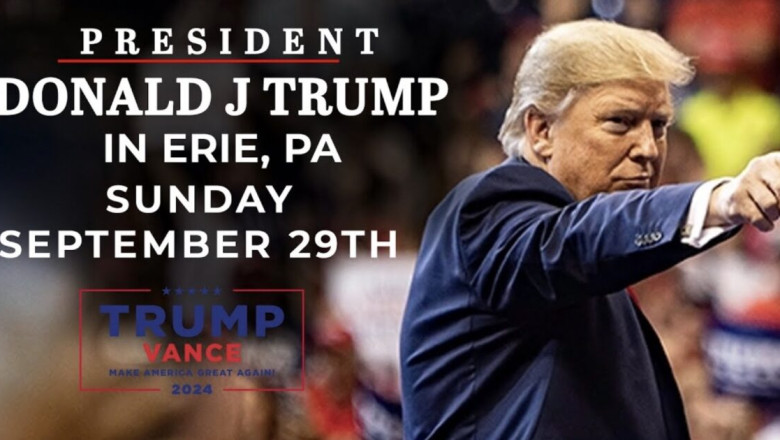 WATCH LIVE: President Trump Holds Rally in Erie, Pennsylvania