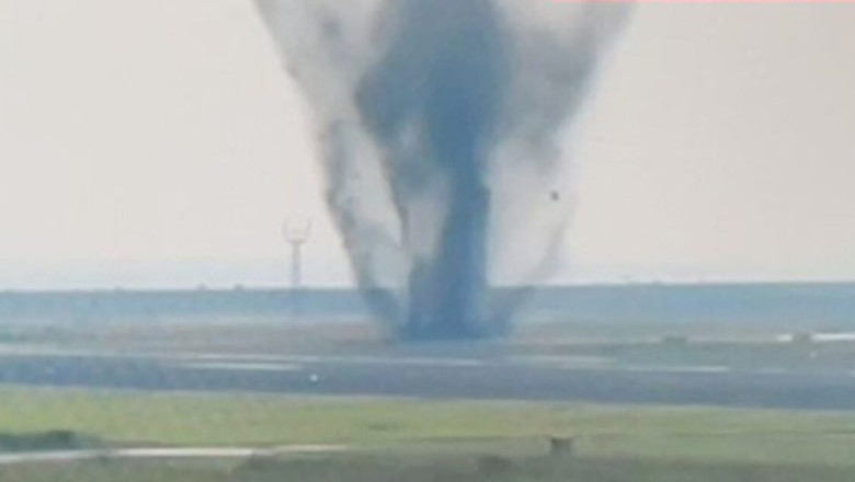 VIDEO: Massive United States Bomb from World War II Explodes at Japanese Airport