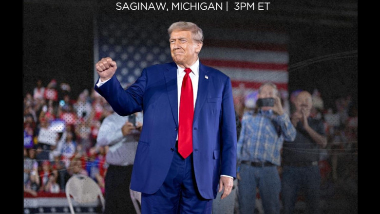 Watch Live: President Trump to Speak at Rally in Saginaw, Michigan at 3:00 PM ET