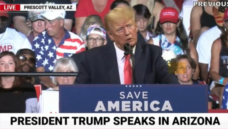 WATCH LIVE: President Trump Delivers Remarks at Rally in Prescott Valley, Arizona