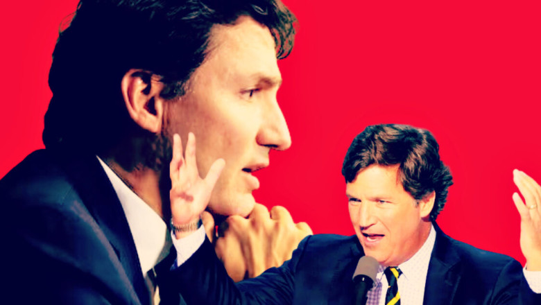 Desperately Unpopular Trudeau Accuses Tucker Carlson of Being Funded by Russia’s Media Outlet RT, Presents No Evidence