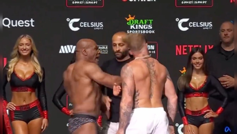 The Comeback: Mike Tyson Slaps YouTuber Turned Boxer Jake Paul During Weigh-in (VIDEO)