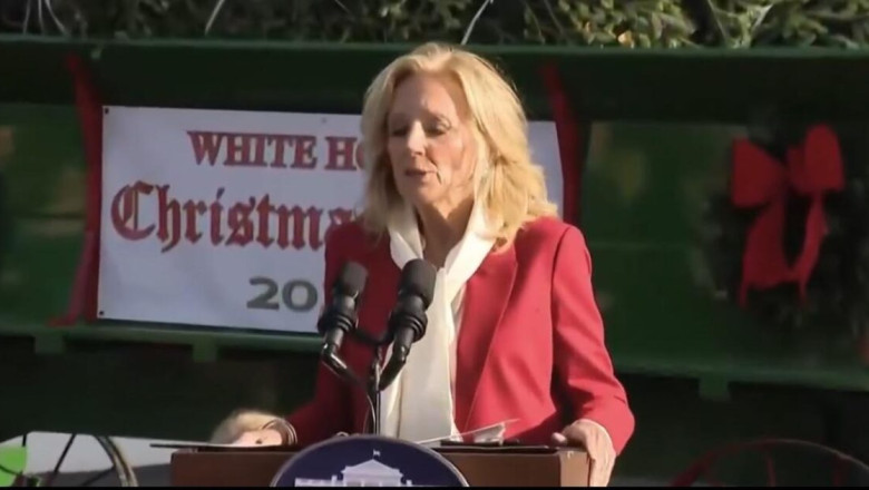 Jill Biden Receives 2024 White House Christmas Tree…But There’s One Detail About the Tree That Caused a Stir (VIDEO)