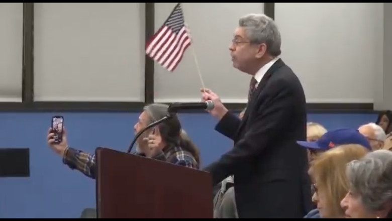 Watch: Town Council Kicks Man Out of Meeting After He Waves American Flag